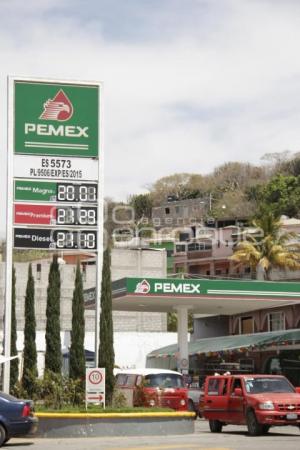 PRECIO GASOLINA . ACATLÁN