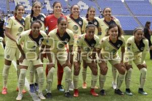 FUTBOL FEMENIL . CLUB PUEBLA VS AMERICA