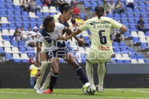 FUTBOL FEMENIL . CLUB PUEBLA VS AMERICA