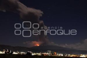 EXPLOSIÓN . VOLCÁN POPOCATEPETL