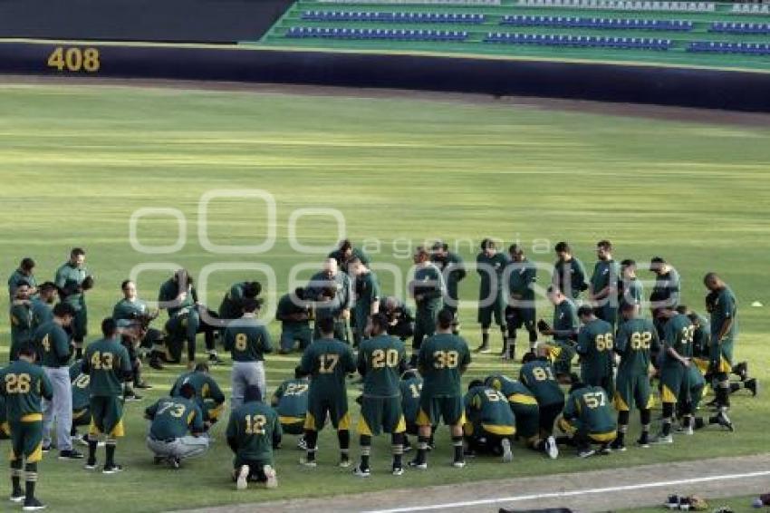 PERICOS DE PUEBLA . ENTRENAMIENTO