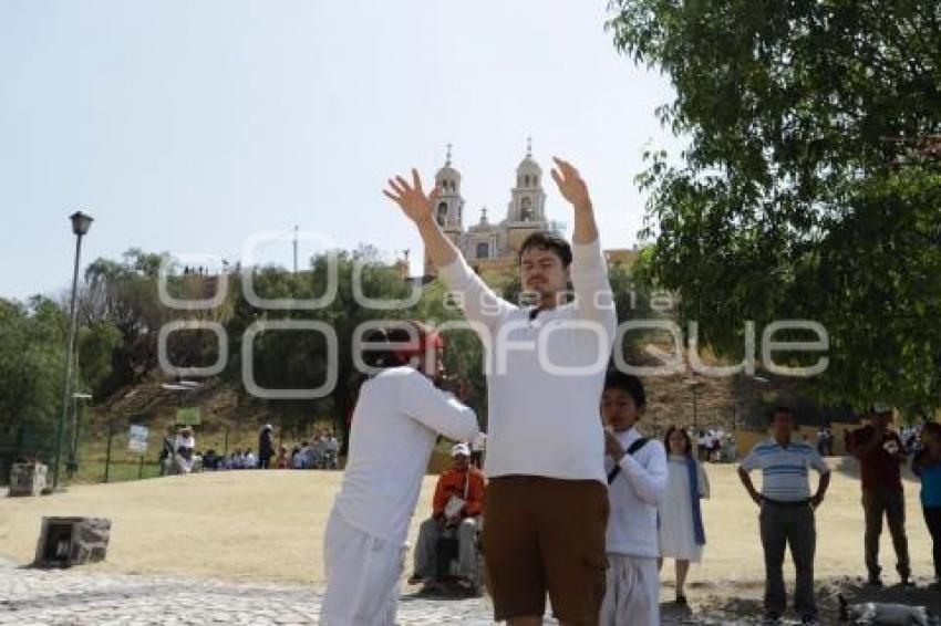 EQUINOCCIO DE PRIMAVERA . PIRÁMIDE DE CHOLULA