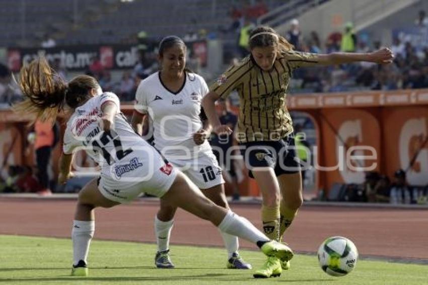 FUTBOL FEMENIL . LOBOS BUAP VS PUMAS