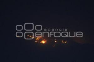 VOLCÁN POPOCATÉPETL . INCENDIO