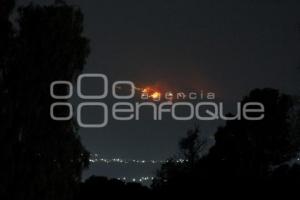 VOLCÁN POPOCATÉPETL . INCENDIO