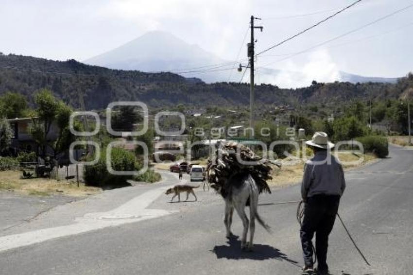 VOLCÁN POPOCATÉPETL . CAMBIO DE FASE