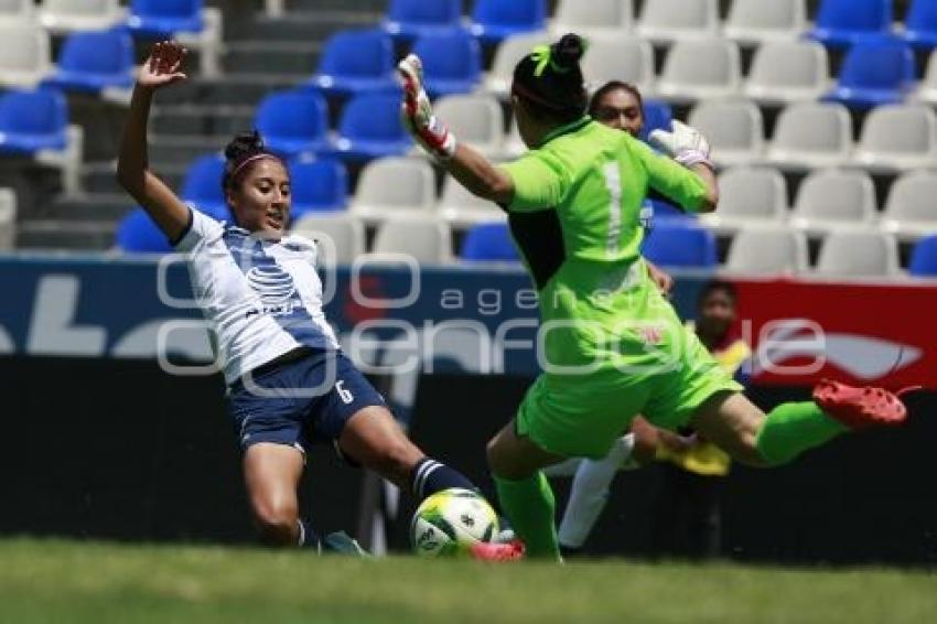 FUTBOL FEMENIL . CLUB PUEBLA VS CRUZ AZUL