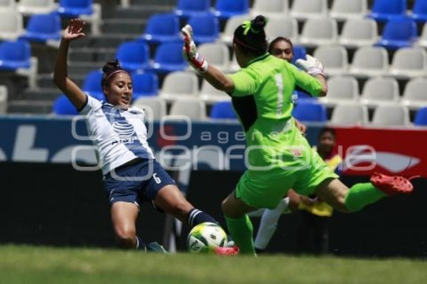 FUTBOL FEMENIL . CLUB PUEBLA VS CRUZ AZUL 