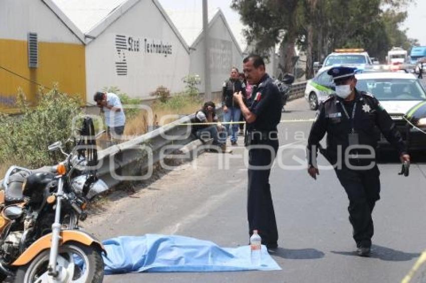 NOTA ROJA . ACCIDENTE MOTOCICLETA