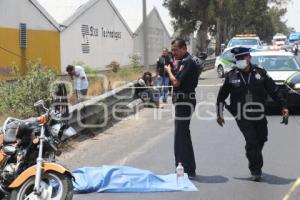 NOTA ROJA . ACCIDENTE MOTOCICLETA