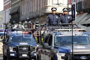 DESFILE . ANIVERSARIO POLICÍA MUNICIPAL