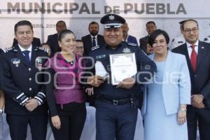 CEREMONIA . ANIVERSARIO POLICÍA MUNICIPAL