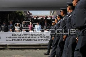 DESFILE . ANIVERSARIO POLICÍA MUNICIPAL