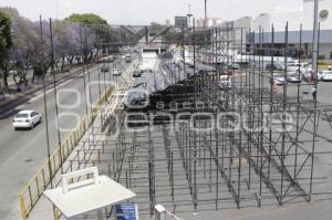 PREPARATIVOS . DESFILE 5 DE MAYO