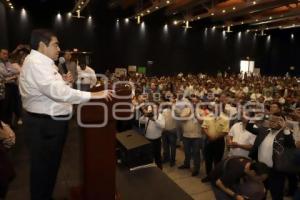 MIGUEL BARBOSA . REUNIÓN TRANSPORTISTAS