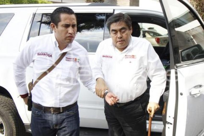 MIGUEL BARBOSA . REUNIÓN CON GRUPOS VULNERABLES