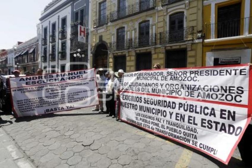 CONGRESO . MANIFESTACIÓN AMOZOC