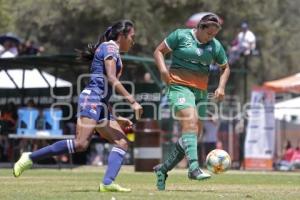 FUTBOL FEMENIL . CLUB PUEBLA VS AZTECAS