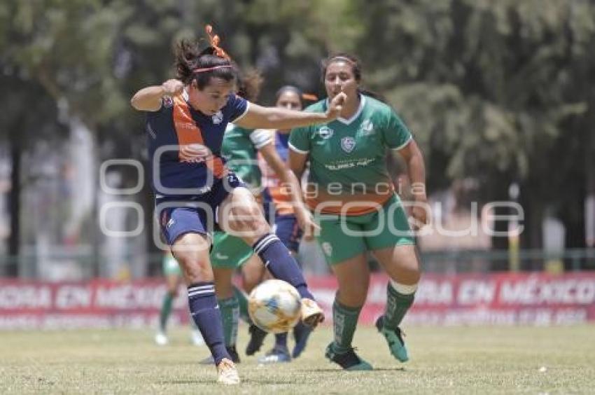 FUTBOL FEMENIL . CLUB PUEBLA VS AZTECAS