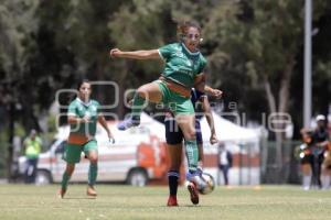 FUTBOL FEMENIL . CLUB PUEBLA VS AZTECAS