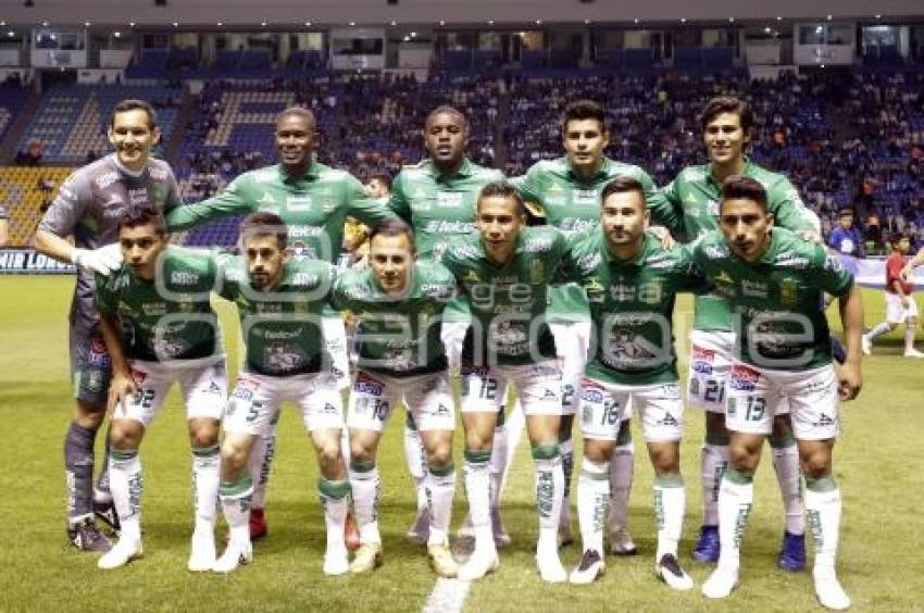 FÚTBOL . CLUB PUEBLA VS LEÓN