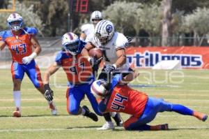 FUTBOL AMERICANO . ARTILLEROS VS MAYAS