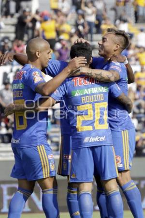 FÚTBOL . LOBOS BUAP VS TIGRES