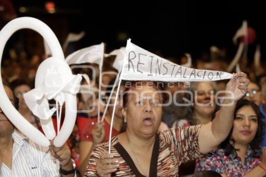 MIGUEL BARBOSA . TRABAJADORES DEL ESTADO