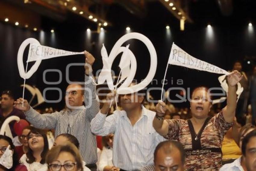 MIGUEL BARBOSA . TRABAJADORES DEL ESTADO