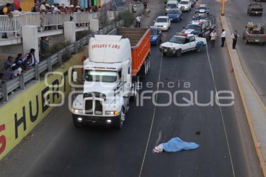 NOTA ROJA . ATROPELLADO