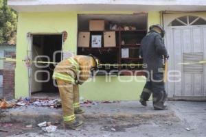 EXPLOSIÓN . SAN FELIPE HUEYOTIPLAN