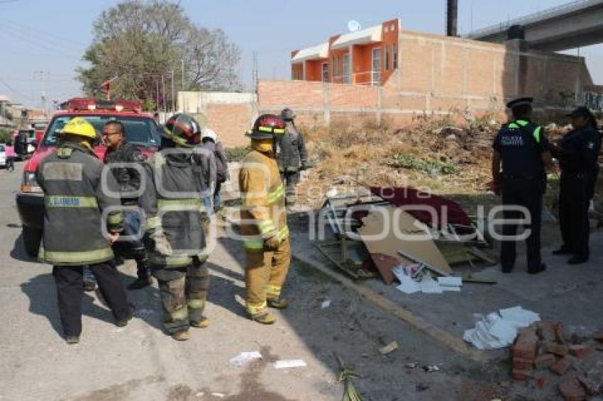 EXPLOSIÓN . SAN FELIPE HUEYOTIPLAN