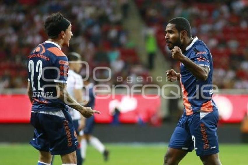 FÚTBOL . CHIVAS VS CLUB PUEBLA