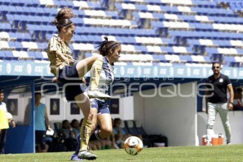 FUTBOL FEMENIL . CLUB PUEBLA VS PUMAS