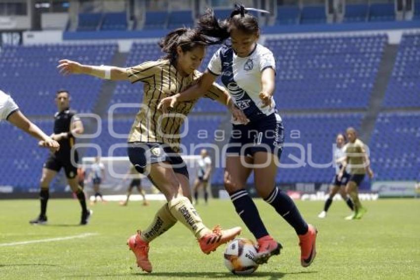 FUTBOL FEMENIL . CLUB PUEBLA VS PUMAS