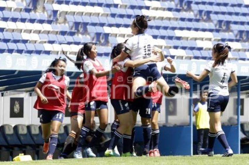 FUTBOL FEMENIL . CLUB PUEBLA VS PUMAS