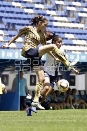 FUTBOL FEMENIL . CLUB PUEBLA VS  PUMAS