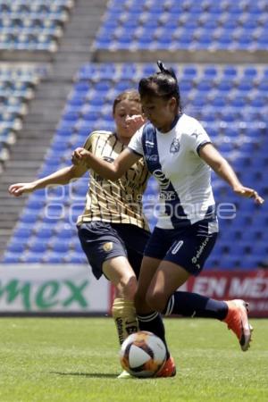 FUTBOL FEMENIL . CLUB PUEBLA VS PUMAS