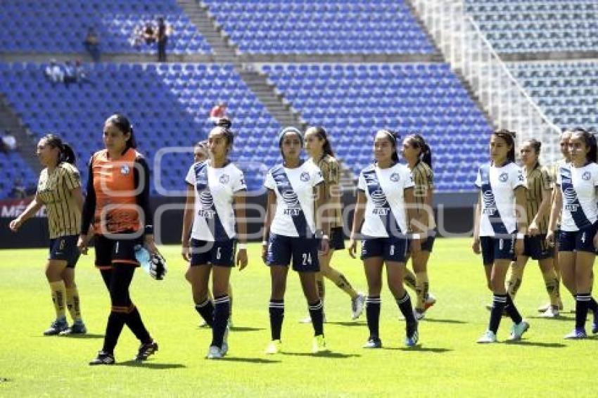 FUTBOL FEMENIL . CLUB PUEBLA VS PUMAS