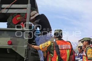 SIMULACRO DE EVACUACIÓN . VOLCÁN