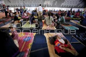 SIMULACRO DE EVACUACIÓN . VOLCÁN