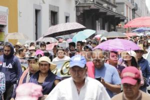 COMERCIANTES DE SAN MARTÍN TEXMELUCAN . MANIFESTACIÓN