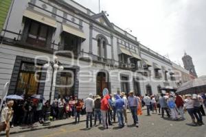 COMERCIANTES DE SAN MARTÍN TEXMELUCAN . MANIFESTACIÓN