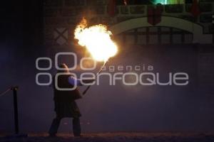 FERIA DE PUEBLA . MEDIEVAL FIGHTS