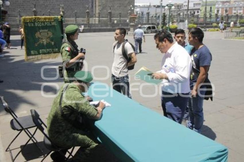 POLICÍA MILITAR . RECLUTAMIENTO