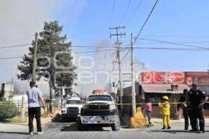 INCENDIO DEPOSITO DE ACEITE