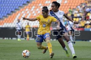 FUTBOL FEMENIL . CLUB PUEBLA VS TIGRES