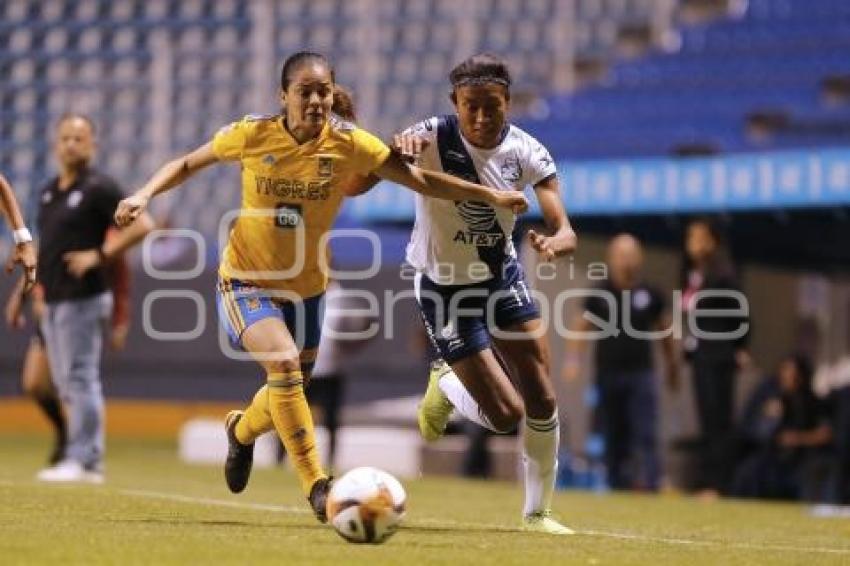 FUTBOL FEMENIL . CLUB PUEBLA VS TIGRES