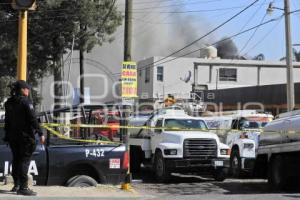 INCENDIO DEPOSITO DE ACEITE