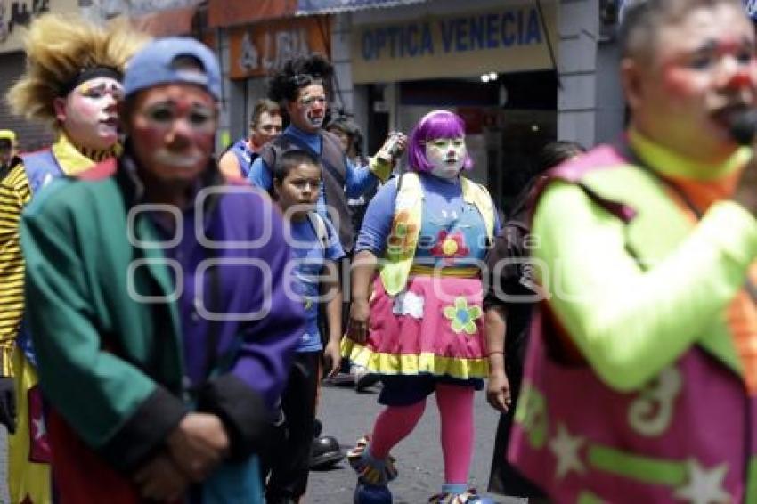 MANIFESTACIÓN PAYASOS